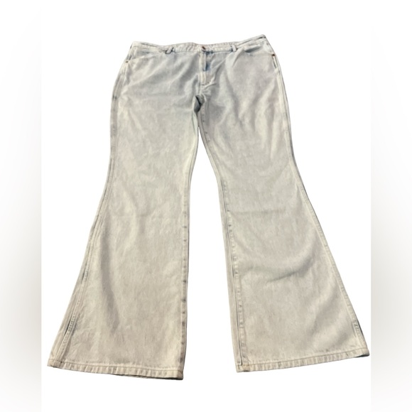 Wrangler Westward 626 High Rise Light Stone Wash Bootcut Jeans Plus Size 35 Nwt - Picture 7 of 9